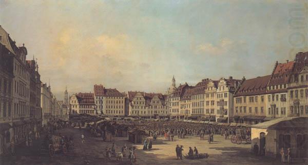 The Old Market Square in Dresden, Bernardo Bellotoo